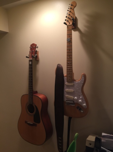 A few of the guitars